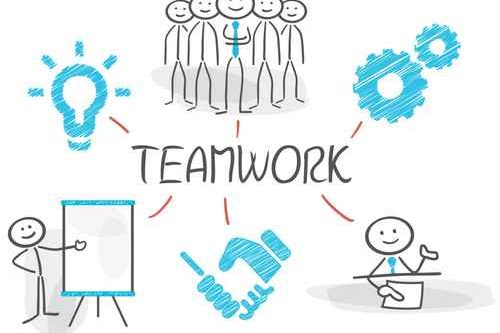 stickman teamwork