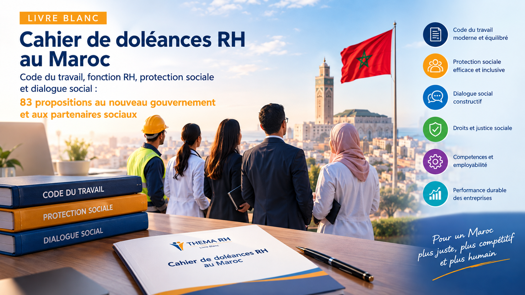 Cahier de doléances RH au Maroc – 83 propositions, livre blanc THEMA RH 2026